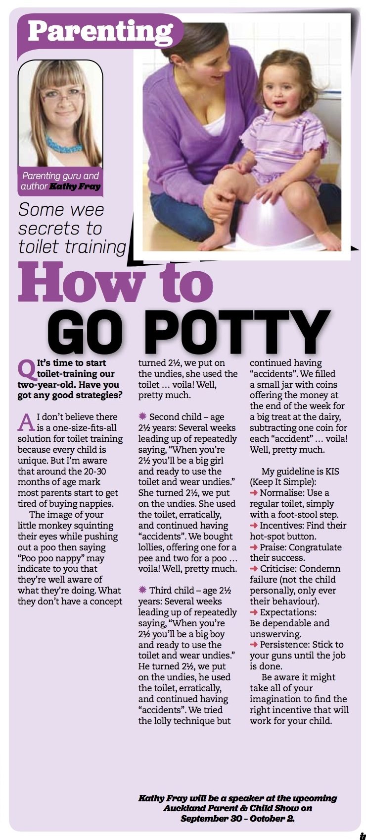 How to go potty