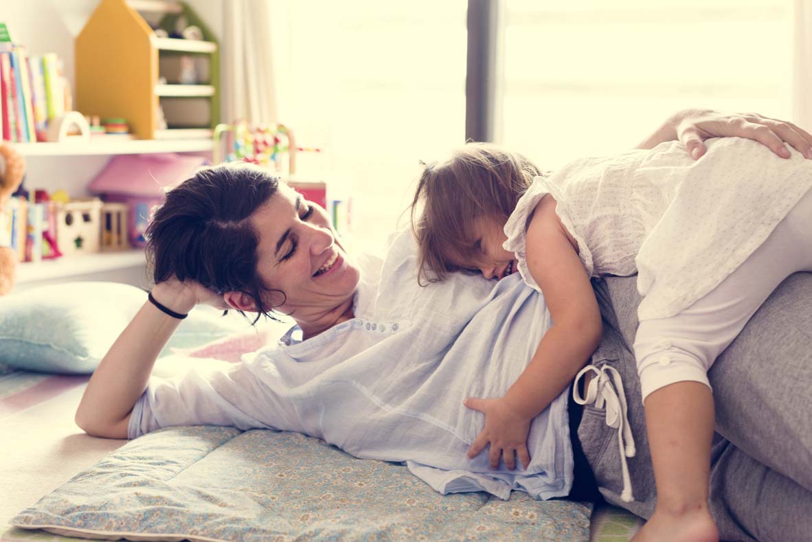 Mother and daughter quality time