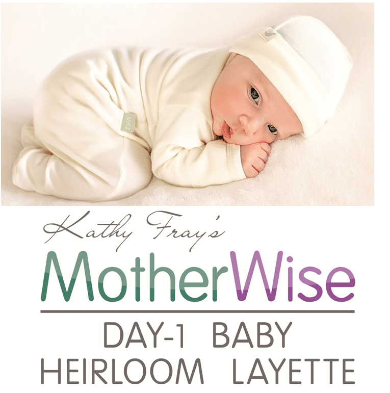 Motherwise Day 1 baby heirloom layetee