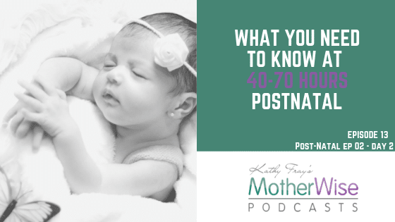 Episode 13: POST-NATAL EP 02 - DAY2 WHAT YOU NEED TO KNOW AT 40-70 HOURS POSTNATAL